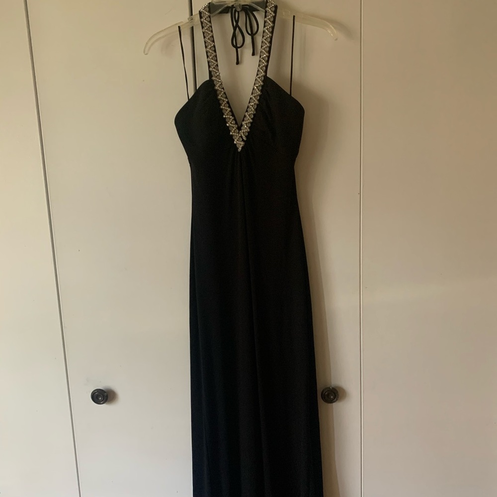 Woman’s ABS Black Evening Gown Size Small